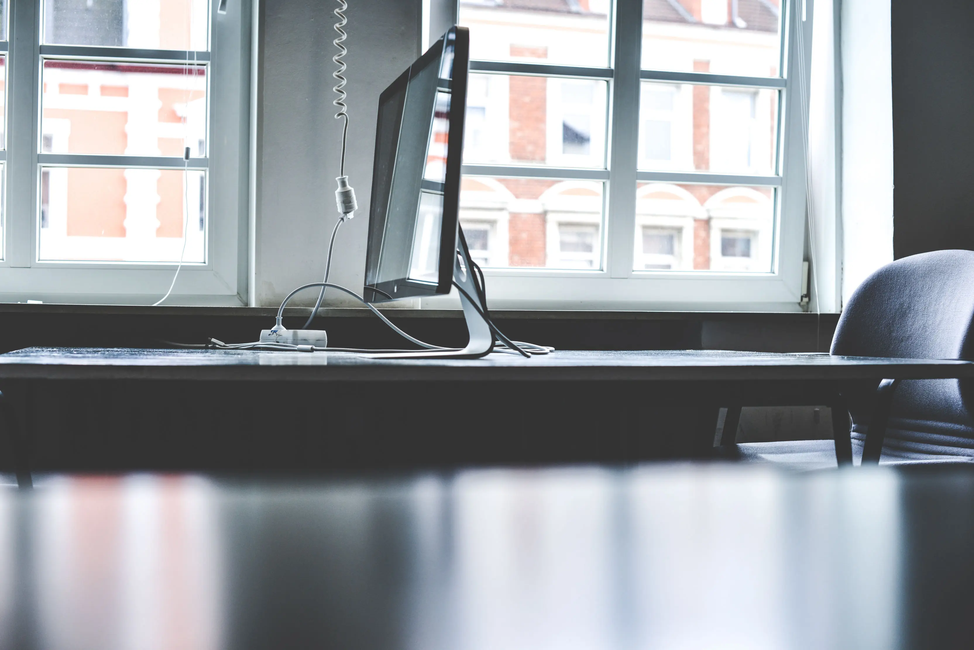 Desk with Apple iMac